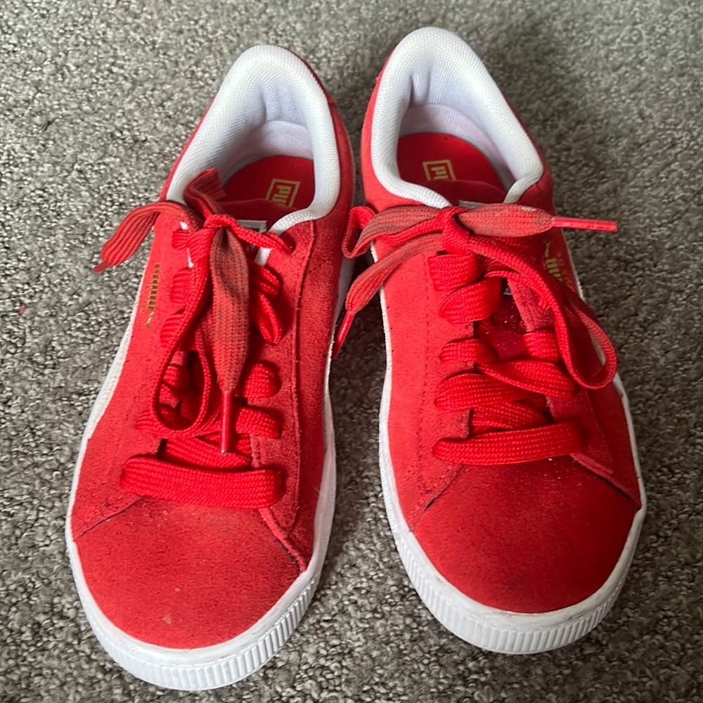 Red Puma Sneakers